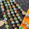 Vintage Japan Iridescent Bead Necklace