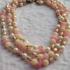 Pink Vintage Japan Bead Necklace