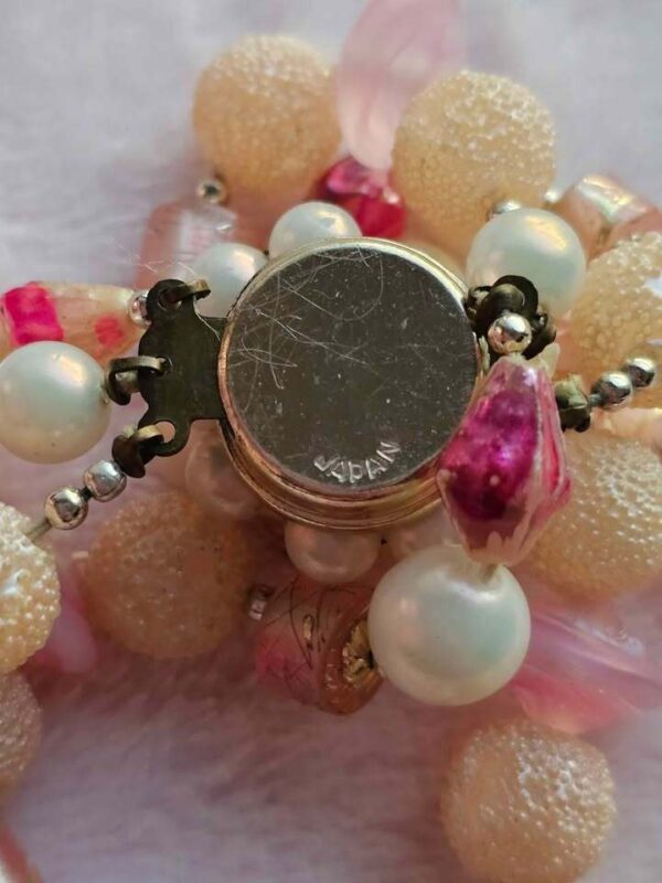Pink Vintage Japan Bead Necklace