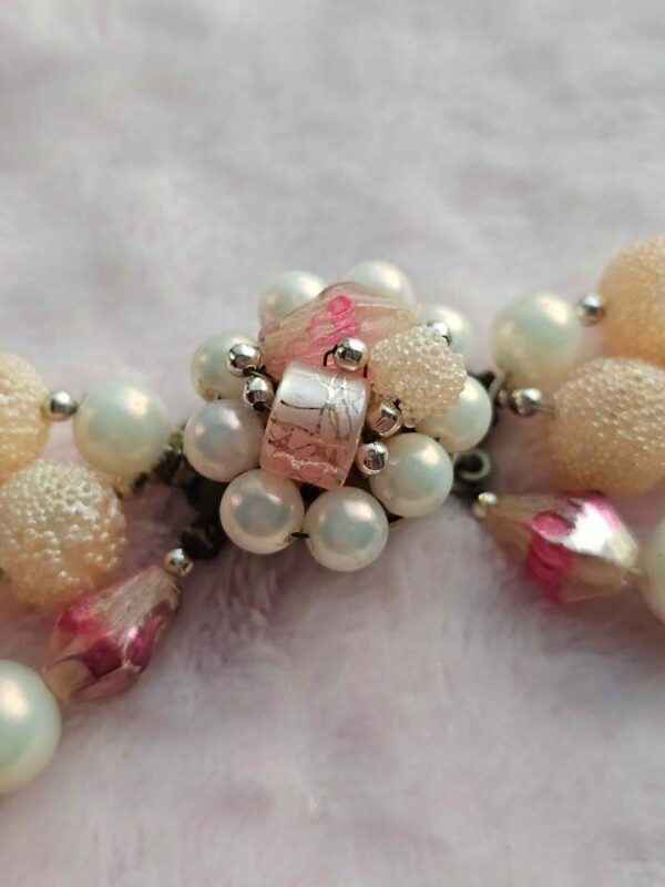 Pink Vintage Japan Bead Necklace