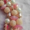 Pink Vintage Japan Bead Necklace