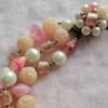 Pink Vintage Japan Bead Necklace