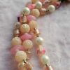 Pink Vintage Japan Bead Necklace