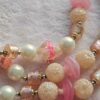 Pink Vintage Japan Bead Necklace