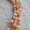 Pink Vintage Japan Bead Necklace