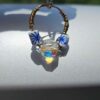 Vintage beads in a wire wrapped Ring size 11.5 handmade