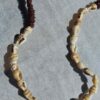 Vintage Shell and Wood Bead Necklace