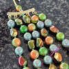 Vintage Japan Iridescent Bead Necklace