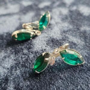 Vintage Blue and Green Beaded Necklace
