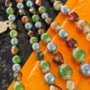 Vintage Japan Iridescent Bead Necklace