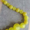 p1-197.jpg Vintage Lucite Yellow Bead Necklace