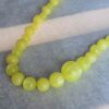 p1-199.jpg Vintage Lucite Yellow Bead Necklace