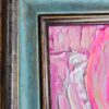 Local Artist Pink Flower Framed 8x10 Original Framed Painting Orlando