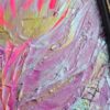 Local Artist Pink Flower Framed 8x10 Original Framed Painting Orlando