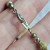 p1-221.jpg Vintage 1960s Mid Century Textured Gold Tone Ribbed & Faceted Bead Necklace