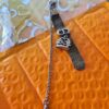 Antique Metal Mesh Watch Fob with Engraved Seal Charm