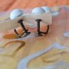 p1-322.jpg Vintage White Milk Glass Teardrop Screw-Back Earrings