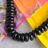 Black Disc Bead Strand