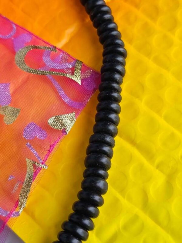 Black Disc Bead Strand