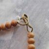 Natural Wood and Bodhi Seed Beaded Necklace