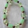 p1-431.jpg Vintage 1970s Jade Green Beaded Long Necklace - Boho Mod Lucite