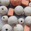p1-560.jpg Vintage 80 Grams of stock Assorted Terracotta and Clay Craft Beads