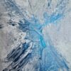 Local artist original angel abstract 8x10 painting by Kerry Love