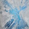 Local artist original angel abstract 8x10 painting by Kerry Love