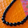 p1-656.jpg Check out the brass chain on this JET Black Vintage Faceted Bead Necklace!