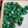Mid-Century Faux Malachite Plastic Craft Beads
