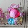 Pink Vintage West Germany signed pastel earrings