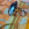 Vintage Silver Tone Cabochon Ring