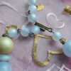 Vintage Blue and Gold Beaded Necklace
