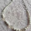 p1-813.jpg Vintage White Milk Glass and AB Crystal Bead Necklace