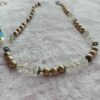 Cute collector piece Vintage Faux Pearl and Faceted Glass Bead Necklace