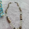 Cute collector piece Vintage Faux Pearl and Faceted Glass Bead Necklace
