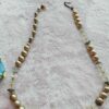 Cute collector piece Vintage Faux Pearl and Faceted Glass Bead Necklace