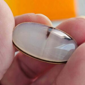 p1-856.jpg Vintage Dendritic Agate Oval Brooch