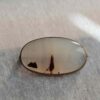 Vintage Dendritic Agate Oval Brooch