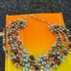 Vintage Japan Iridescent Bead Necklace