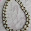 p1-901.jpg Vintage Glass and Gold Bead Necklace