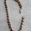 p1-930.jpg 7" Vintage tennis bracelet citrine rhinestone signed Sterling