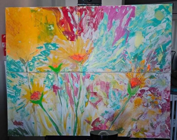 UV GLOW "Flowers For Ixabeth"