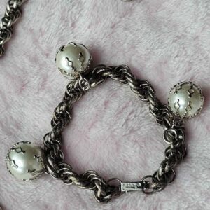 Vintage Signed "Celebrity" Necklace Bracelet Costume Jewelry Set