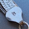 Gorgerous 7.5" Vintage Multi-Strand Italy 925 Silver Herringbone Bracelet