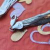 Gorgerous 7.5" Vintage Multi-Strand Italy 925 Silver Herringbone Bracelet
