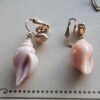 p1-958.jpg Vintage Avon Shell Clip-On Earrings