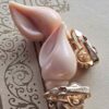 p1-961.jpg Vintage Avon Shell Clip-On Earrings