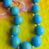 p1-991.jpg Vintage Blue and Green Beaded Necklace